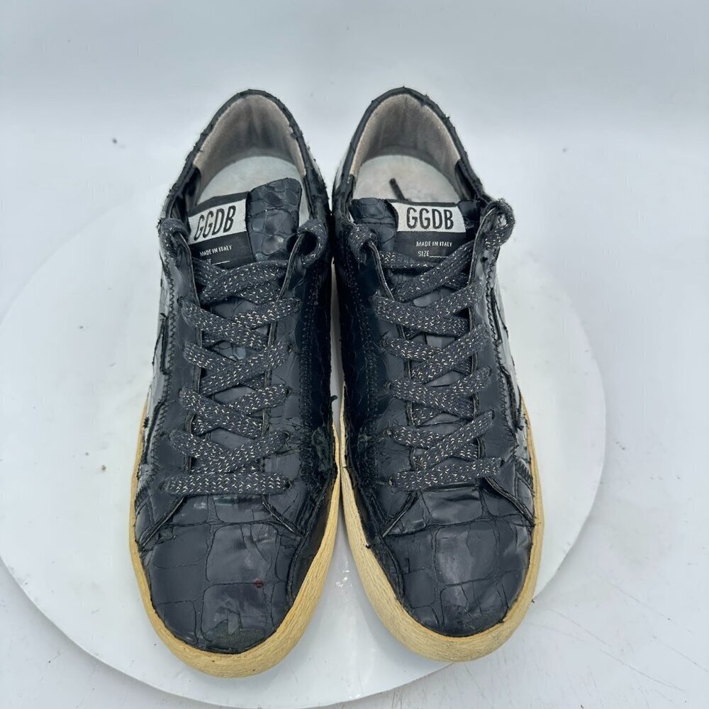 Golden Goose Deluxe Brand GGDB Superstar EU 40 Women 10 Men 7 Black Shoes - Picture 3 of 11
